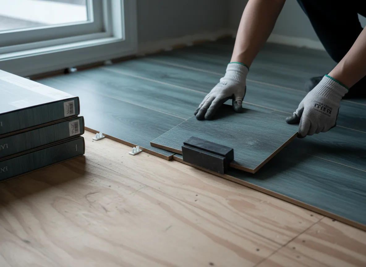 Luxury Vinyl Plank Installation company in Moffett, OK